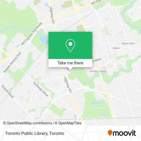 Toronto Public Library map