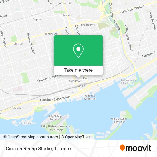 Cinema Recap Studio map