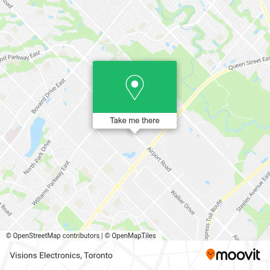 Visions Electronics map