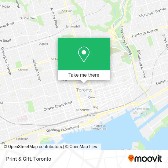 Print & Gift map