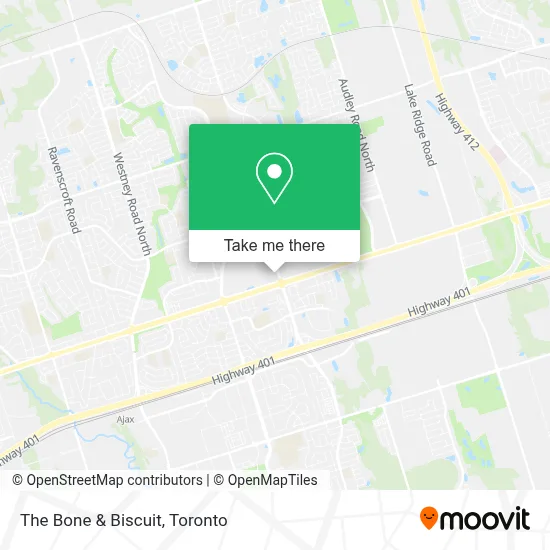 The Bone & Biscuit map