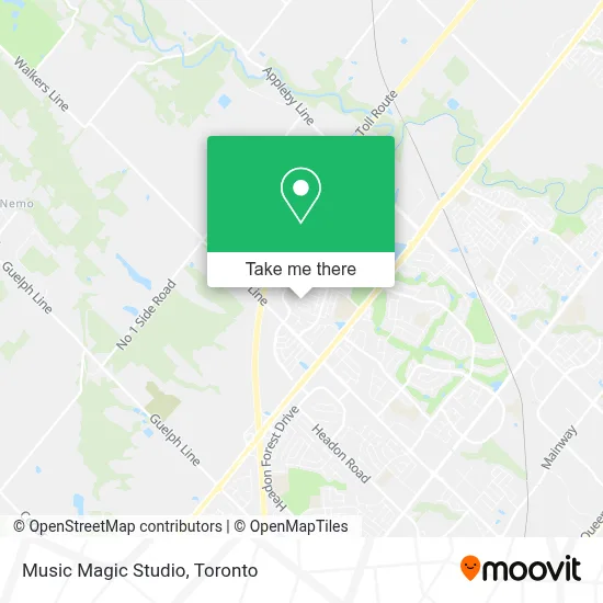 Music Magic Studio map