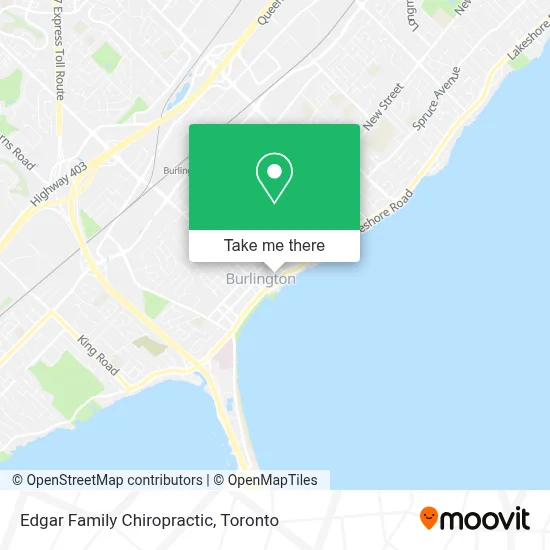 Edgar Family Chiropractic map