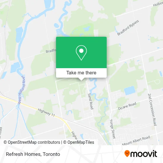 Refresh Homes map
