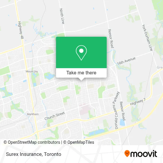 Surex Insurance map