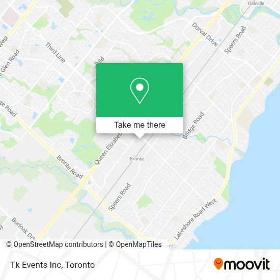 Tk Events Inc map