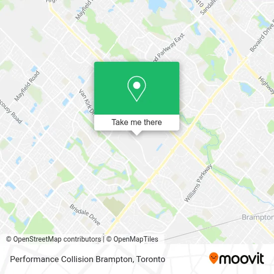 Performance Collision Brampton plan