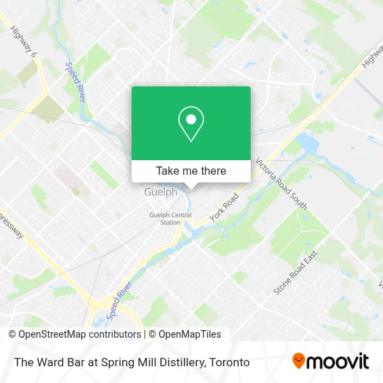 The Ward Bar at Spring Mill Distillery map