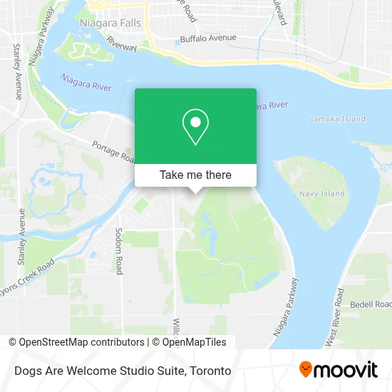 Dogs Are Welcome Studio Suite map