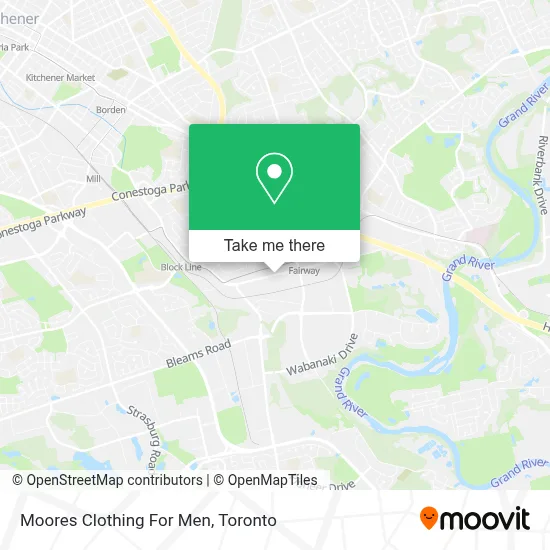 Moores Clothing For Men map