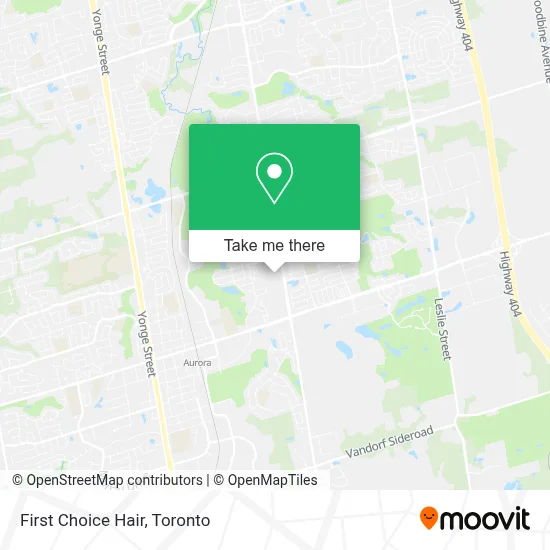 First Choice Hair map