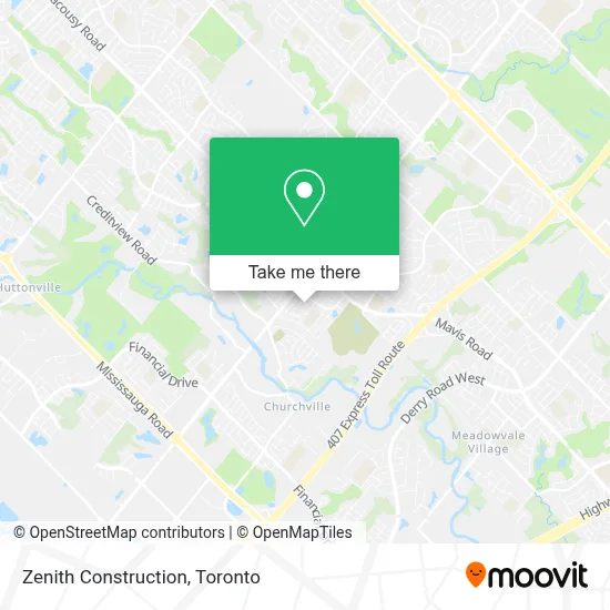 Zenith Construction map