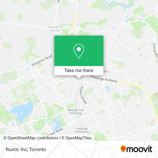 Rustic Inc map