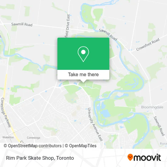 Rim Park Skate Shop map