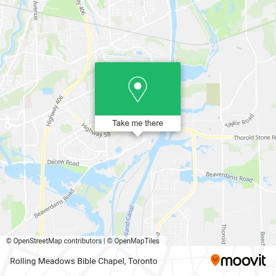 Rolling Meadows Bible Chapel map
