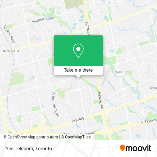 Yes Telecom map