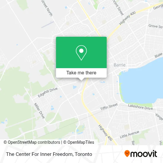 The Center For Inner Freedom map