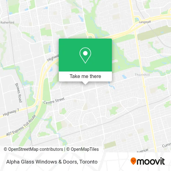 Alpha Glass Windows & Doors map