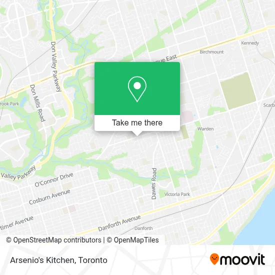 Arsenio's Kitchen map