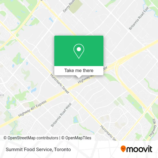 Summit Food Service map