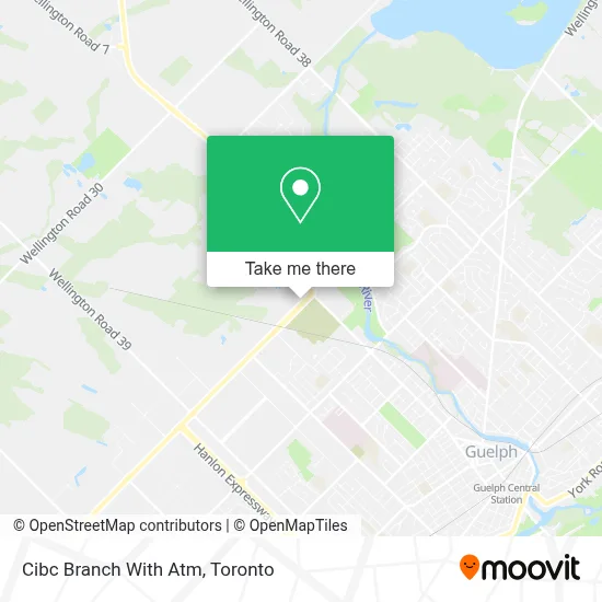 Cibc Branch With Atm map