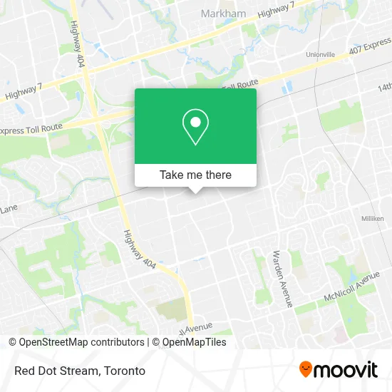 Red Dot Stream map