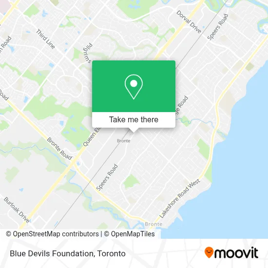 Blue Devils Foundation map