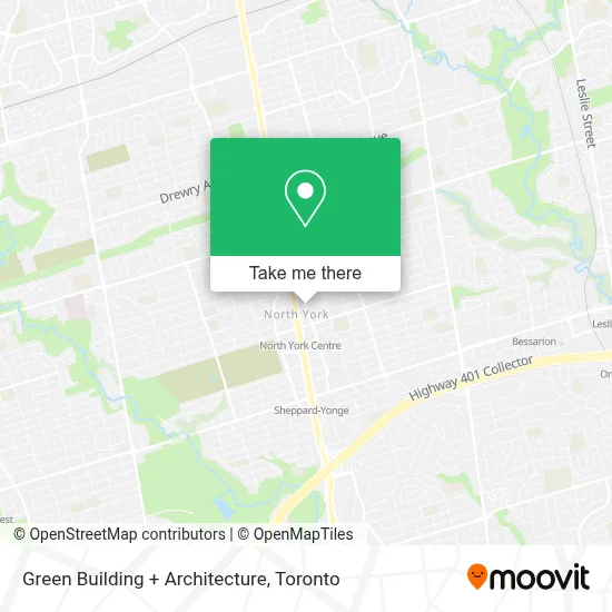 Green Building + Architecture map