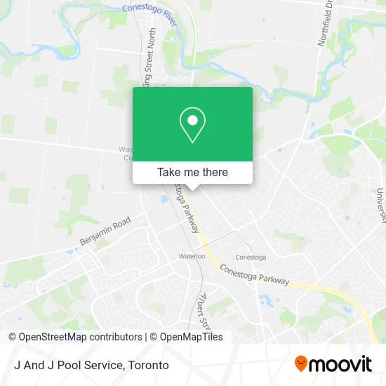 J And J Pool Service map