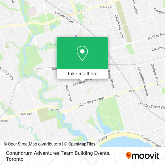 Conundrum Adventures Team Building Events map