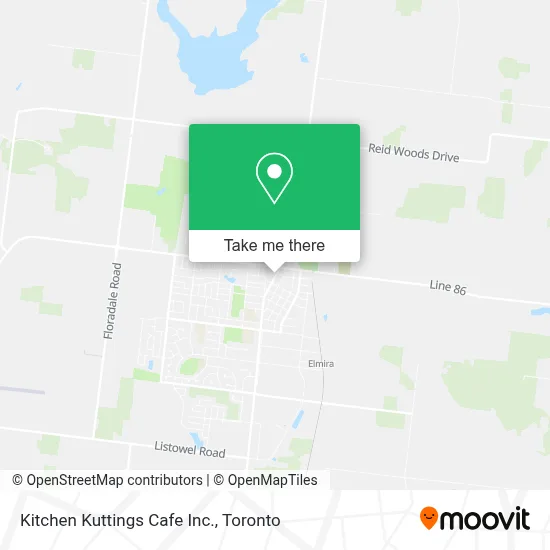 Kitchen Kuttings Cafe Inc. map