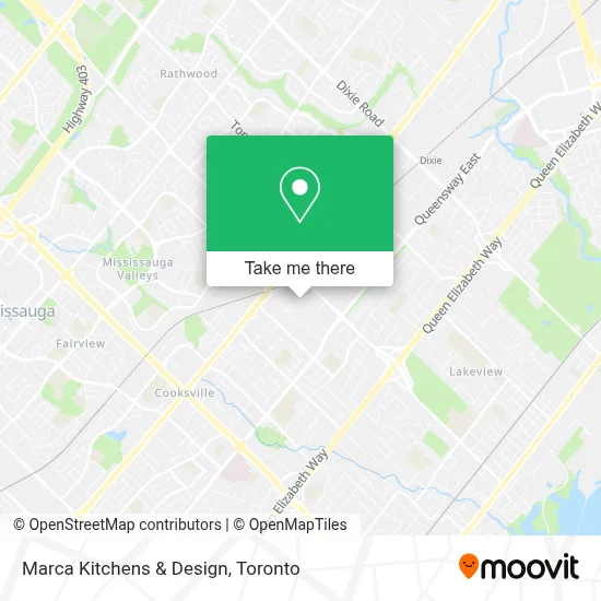 Marca Kitchens & Design map
