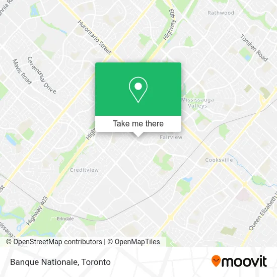 Banque Nationale map