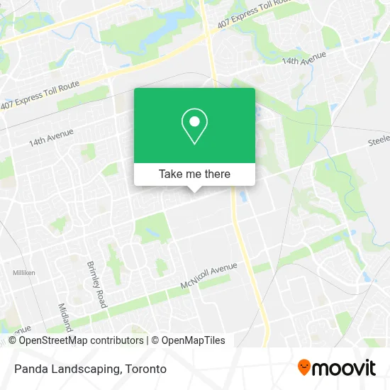 Panda Landscaping map