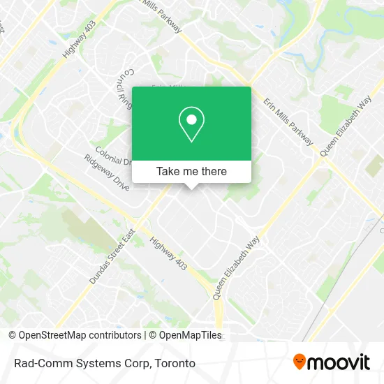 Rad-Comm Systems Corp map