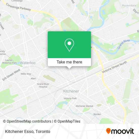 Kitchener Esso map