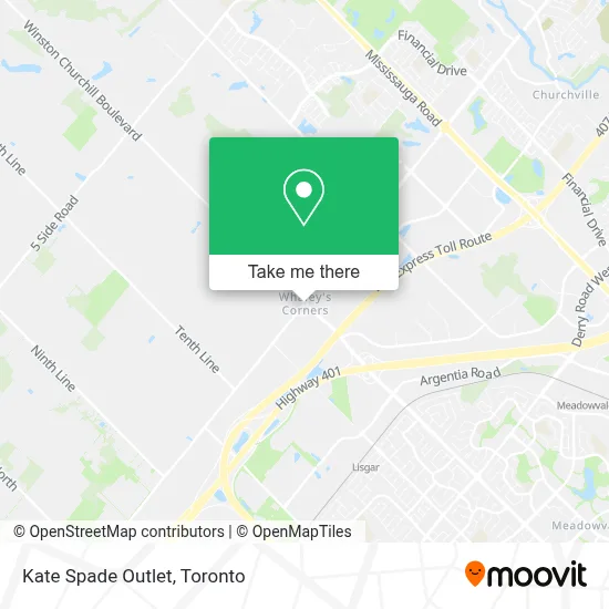 Kate Spade Outlet map