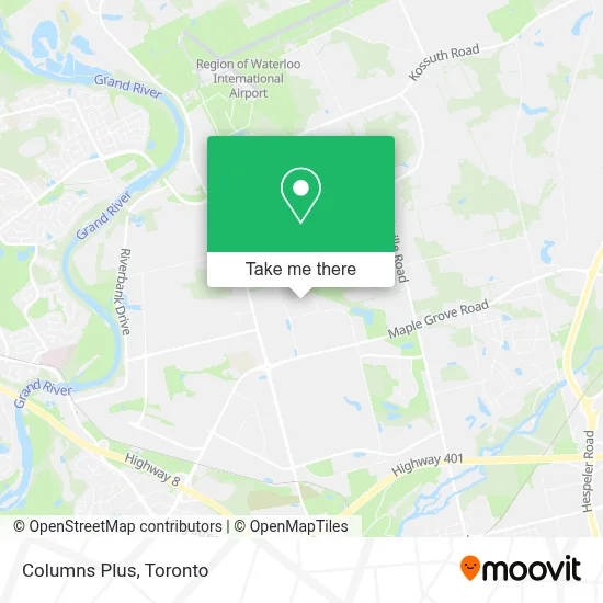 Columns Plus map