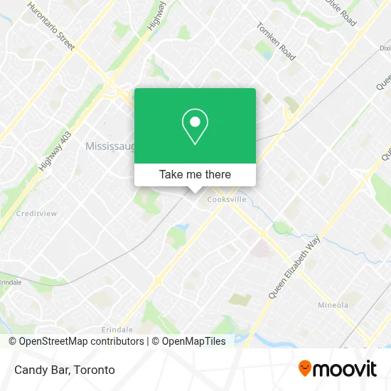 Candy Bar map