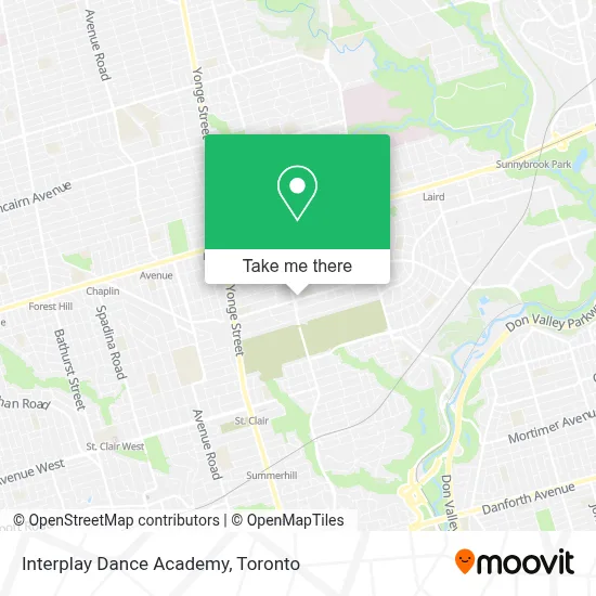 Interplay Dance Academy map