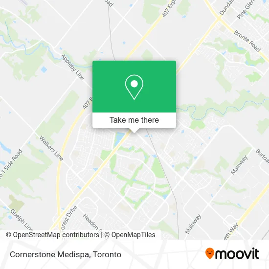 Cornerstone Medispa map