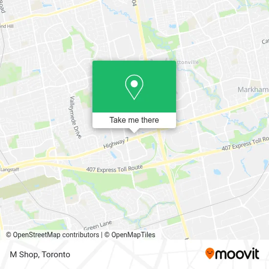 M Shop map