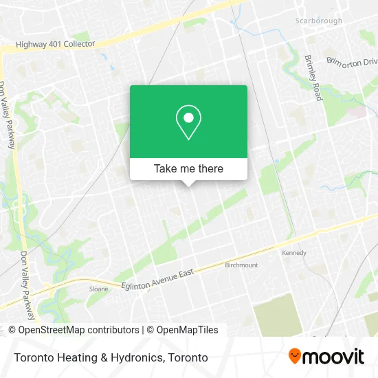 Toronto Heating & Hydronics map