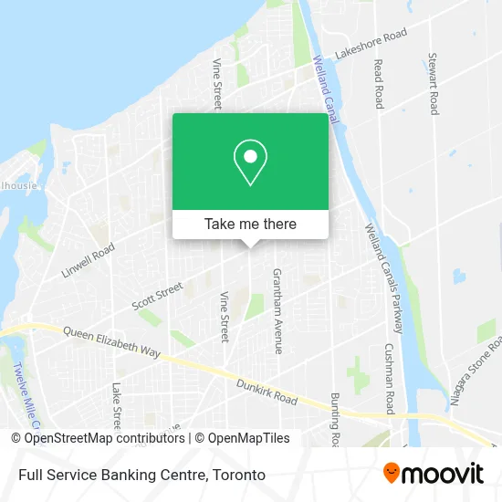 Full Service Banking Centre map