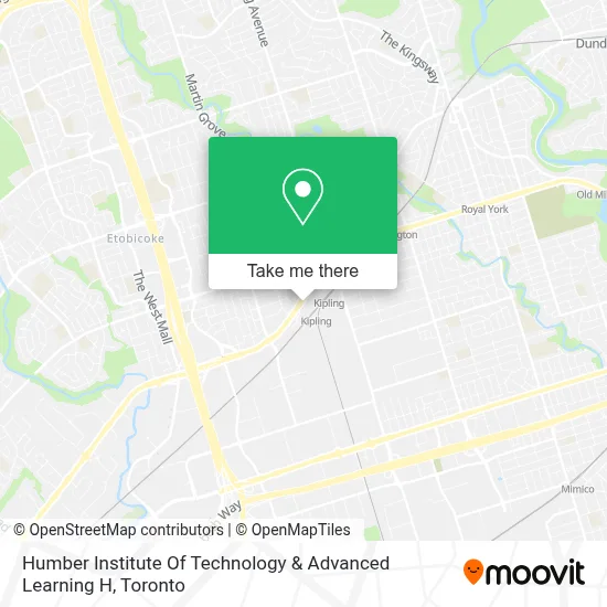 Humber Institute Of Technology & Advanced Learning H map