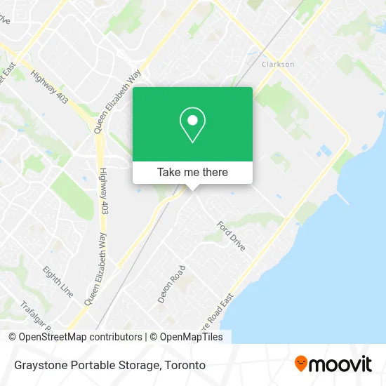 Graystone Portable Storage map