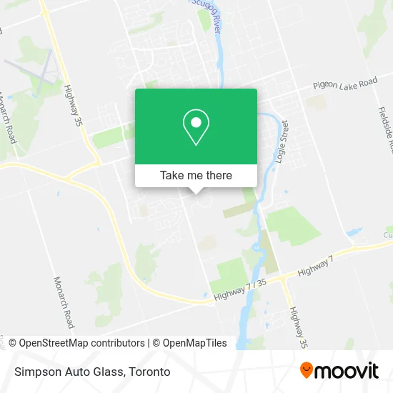 Simpson Auto Glass map