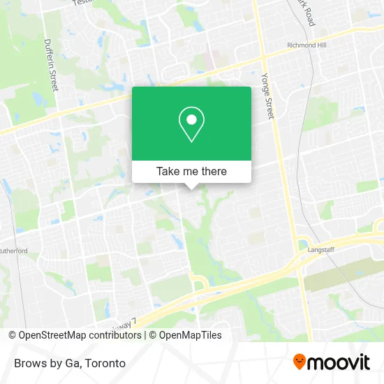 Brows by Ga map