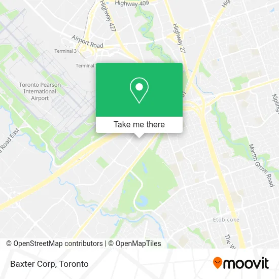 Baxter Corp map