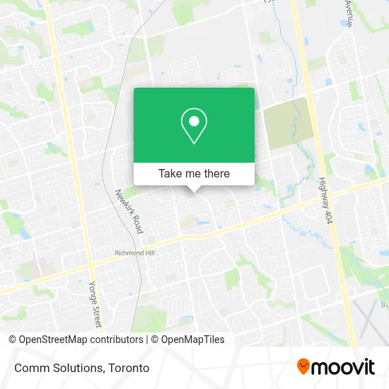 Comm Solutions map